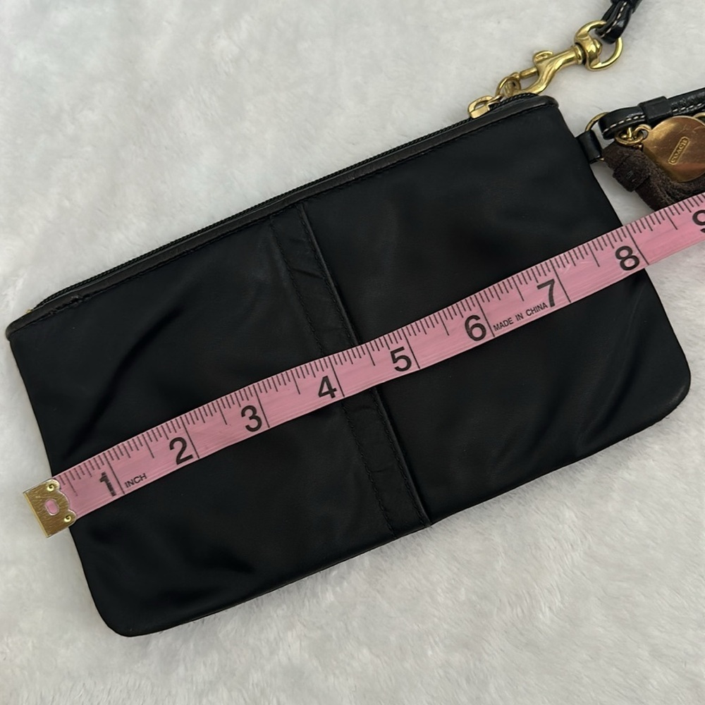 COACH Y2K Nylon Black Wristlet Special Edition Hang Tags - Picture 6 of 8